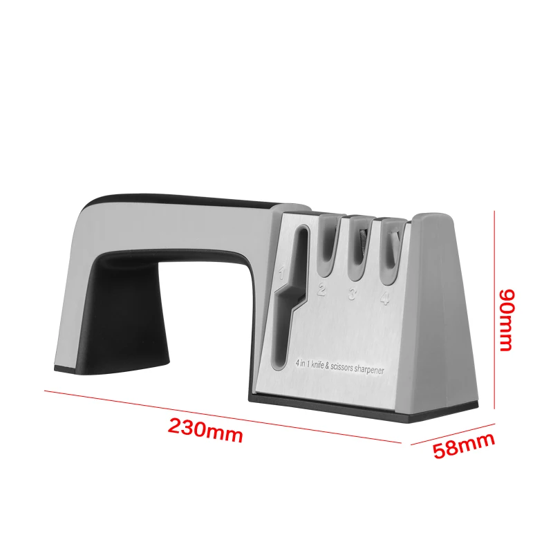 Sharpener Diamond kitchen Tools stainless steel sharpening knife sharpener for knife scissors stoning slicker with box