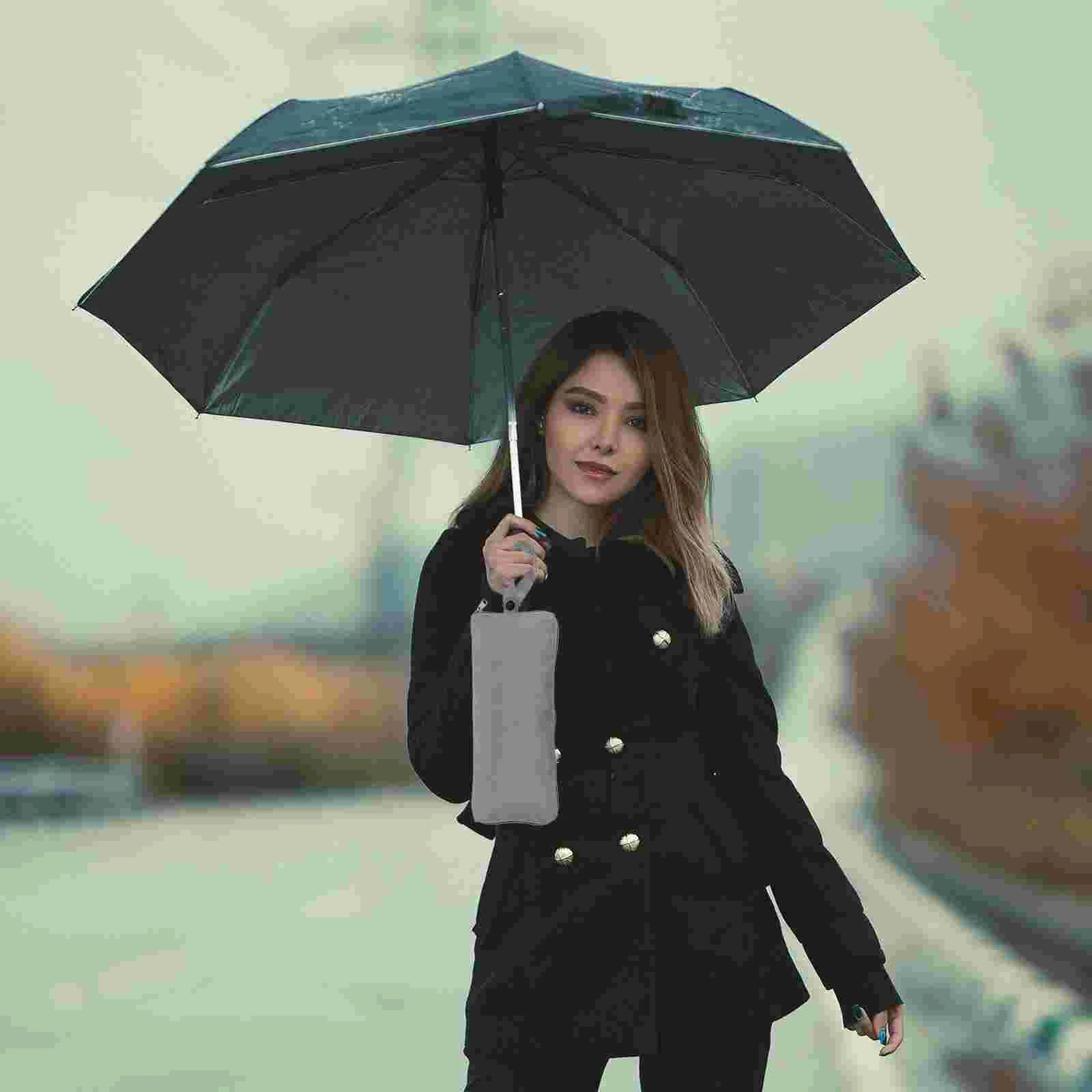 Umbrella Bag Waterproof 28x12 5cm Microfiber Absorbent Travel Sleeve Folding Case Storage Pouch Wet Stand Car Backpack Cover