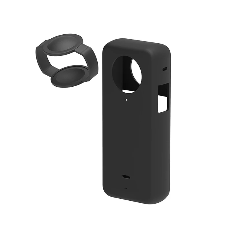 Insta360 X3 용 실리콘 보호 쉘 바디 실리콘 커버, 카메라 보호 케이스 액션 카메라 액세서리