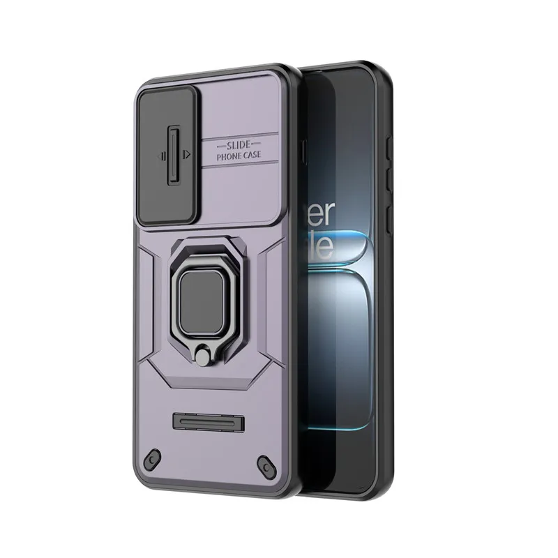 OnePlus Nord 5 Protective Slide Camera Lens Case - Shockproof Armor PC Phone Back Cover