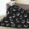 Quackity Merch Smile Logo Blankets Fleece Super Soft Throw Blanket Sofa Throw Blanket For Home Bedroom Outdoor Throws Bedspread 5