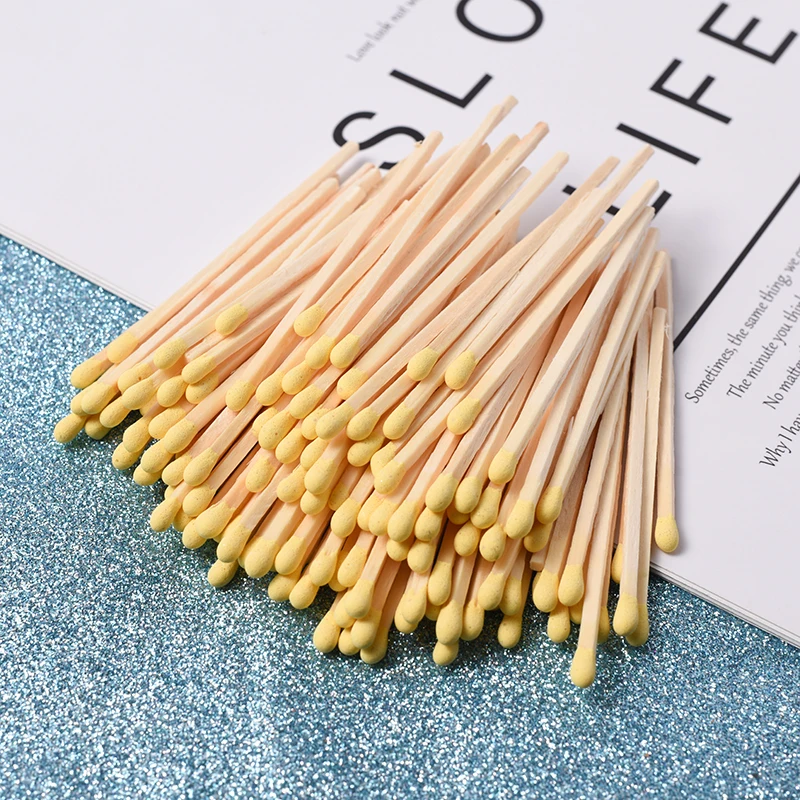 10cm Extended Aromatherapy Match Stick Bulk Matches Colorful Match-Head  Long Wood Sticks For Scented Candle