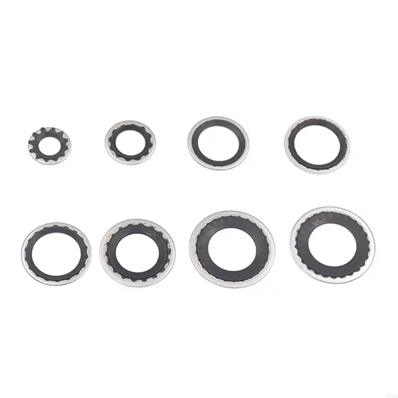 Y55A 30Pcs/Set Automotive Air Conditioning System Sealing Ring- Compressor Gasket