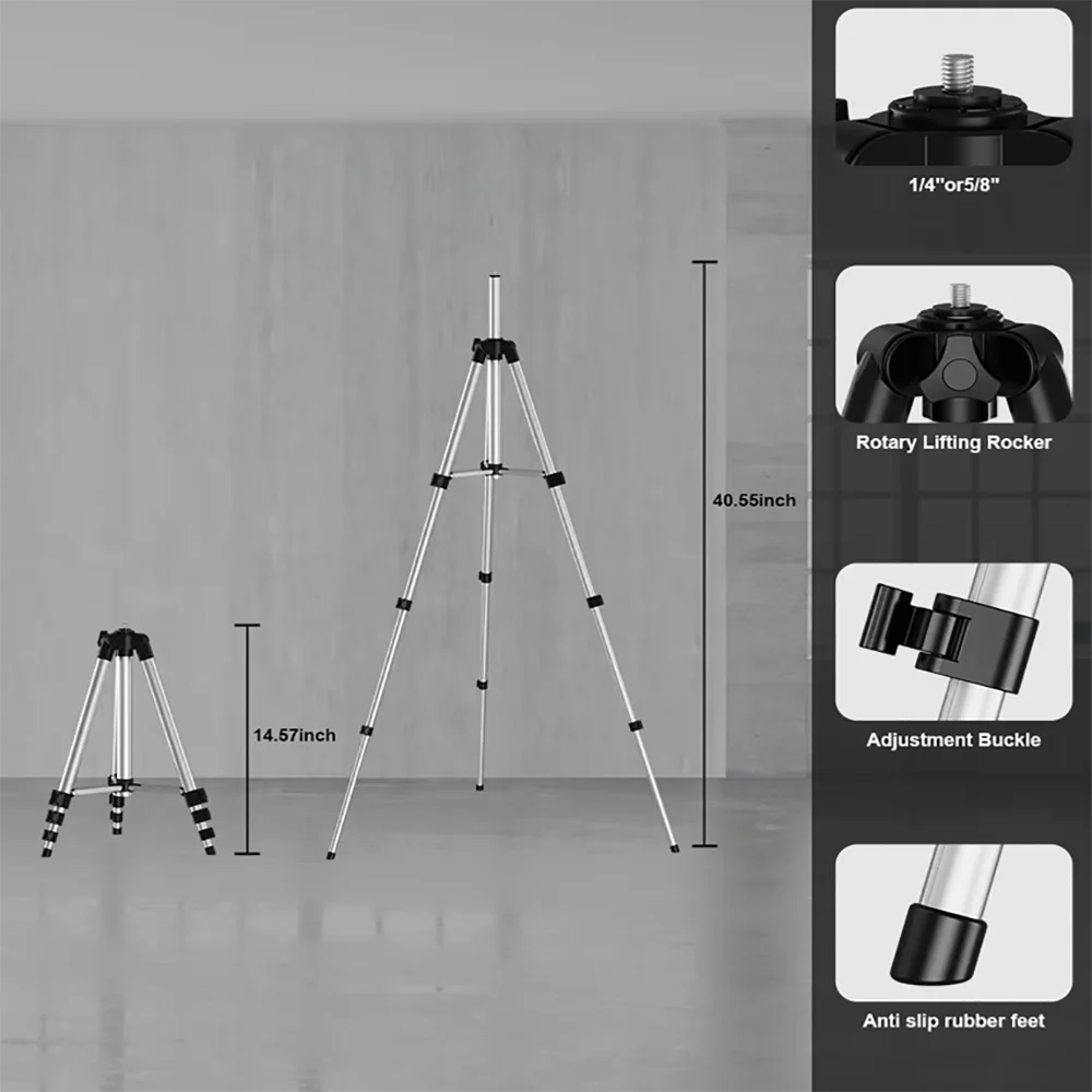 4D 16 Linea 360 ° Livello Laser Autolivellante Con Treppiede E - Foto 10