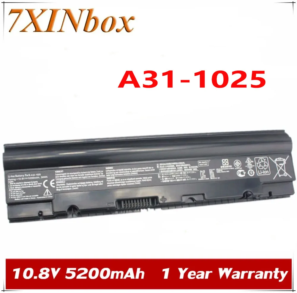 

Аккумулятор 7XINbox 10,8 В, 5200 мА · ч, для ноутбука ASUS Eee PC A31-1025, A32-1025, 225, 1025C, 1025CE, R052, RO52, R052C, R052CE