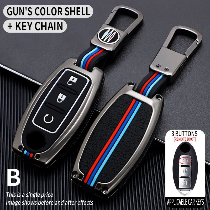 Cover Telecomando/chiave per Nissan Qashqai J10 J11 Tiida XTrail T31 T32 Juke Altima per Infiniti accessori Auto -