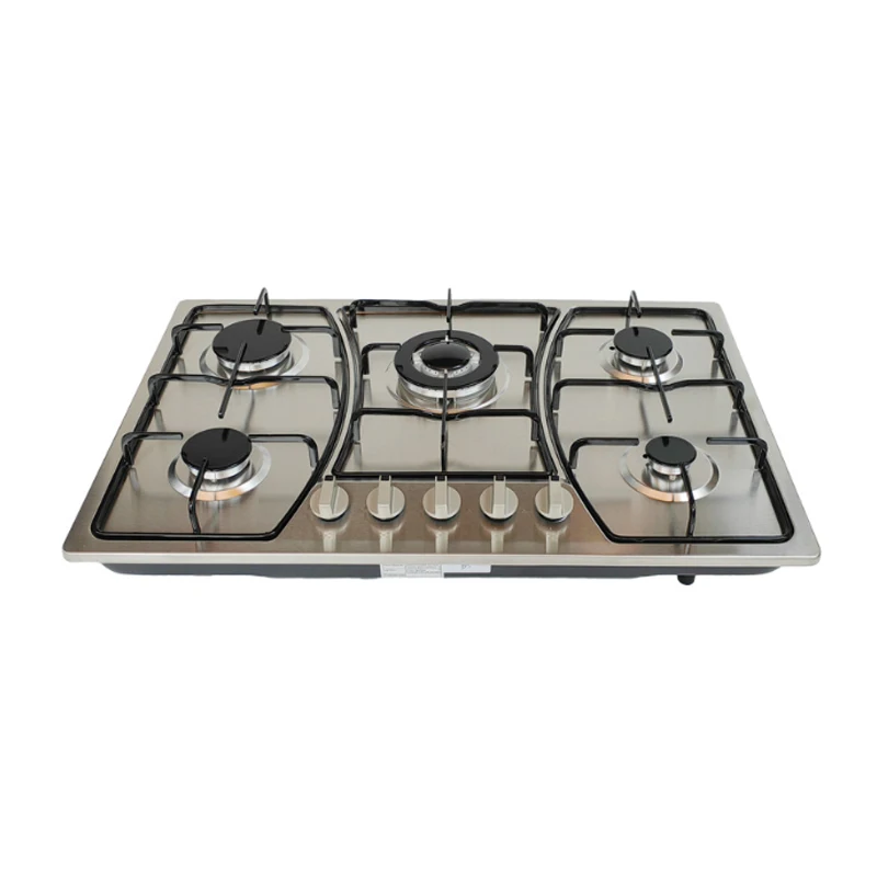Factory Direct Household Kitchen Appliance Desktop Embedded Stainless Steel Gas Cooktop 5 Burner Commercial Gas Stove