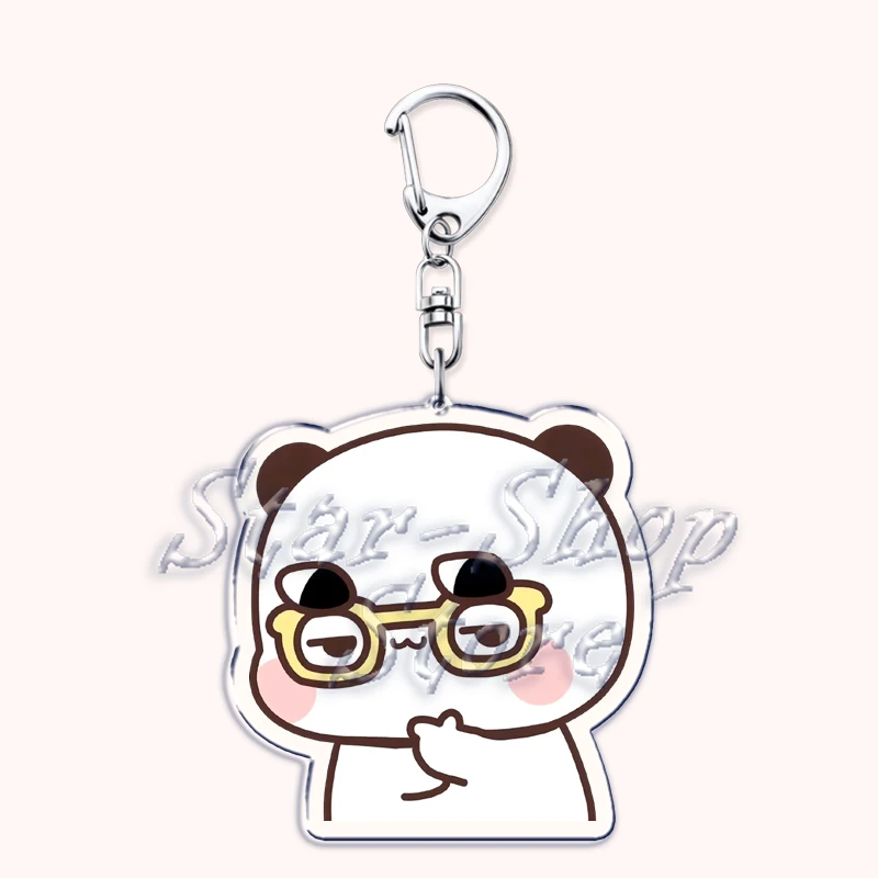 Schöne Bubu Dudu Rose Liebe Schlüsselanhänger Paar Bär Panda Schlüsselanhänger für Zubehör Tasche Anhänger Schlüsselanhänger Schmuck Fans Liebhaber Geschenke – Detail 40