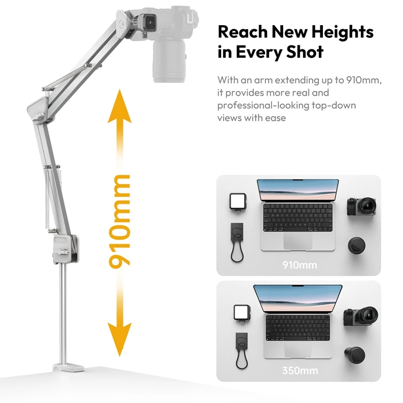 Ulanzi TH04 Camera Overhead Boom Arm Stand with Uka Quick