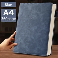 Простой блокнот с вставкой на 360 страниц, утолщенный дневник, простой офисный блокнот, книга для записей деловых встреч и работы — изображение 6