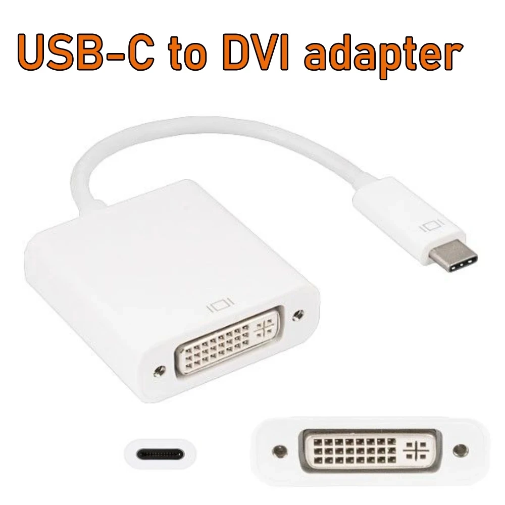 Adaptador USB 3.1 Type C a DVI 1080p MacBook Pro