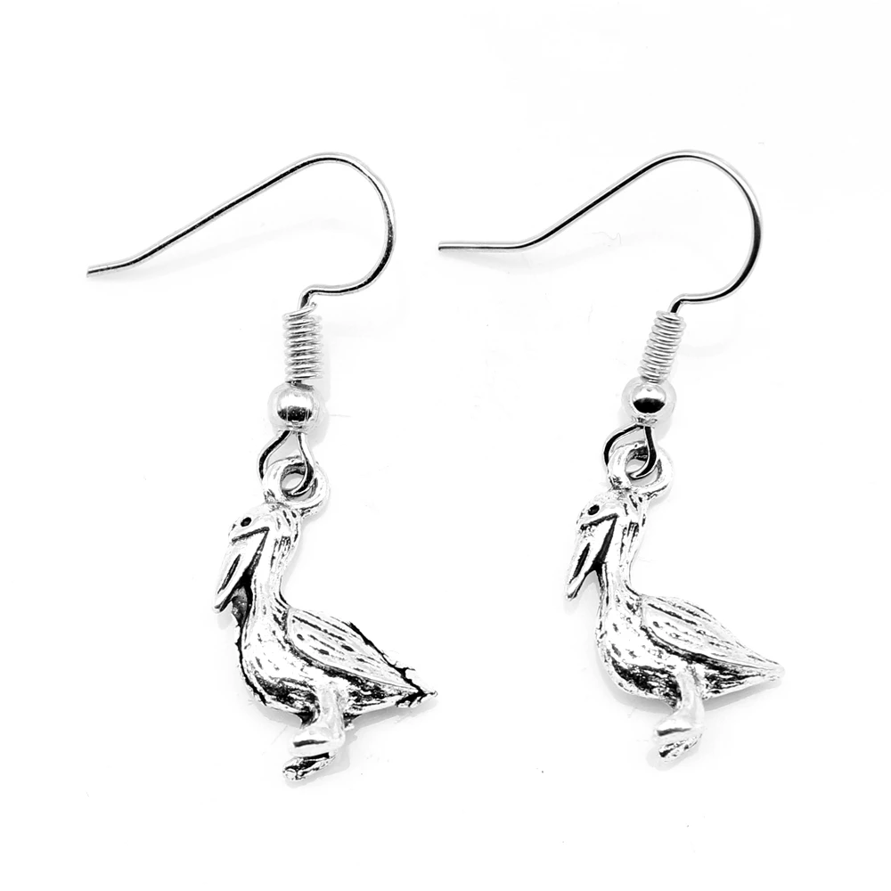 

1 Pair Duck Earrings 2024 Trend New Diy Jewelry 10x17mm