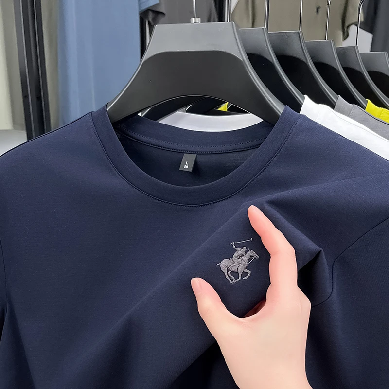 مصمم العلامة التجارية قصيرة الأكمام تي شيرت الراقي...