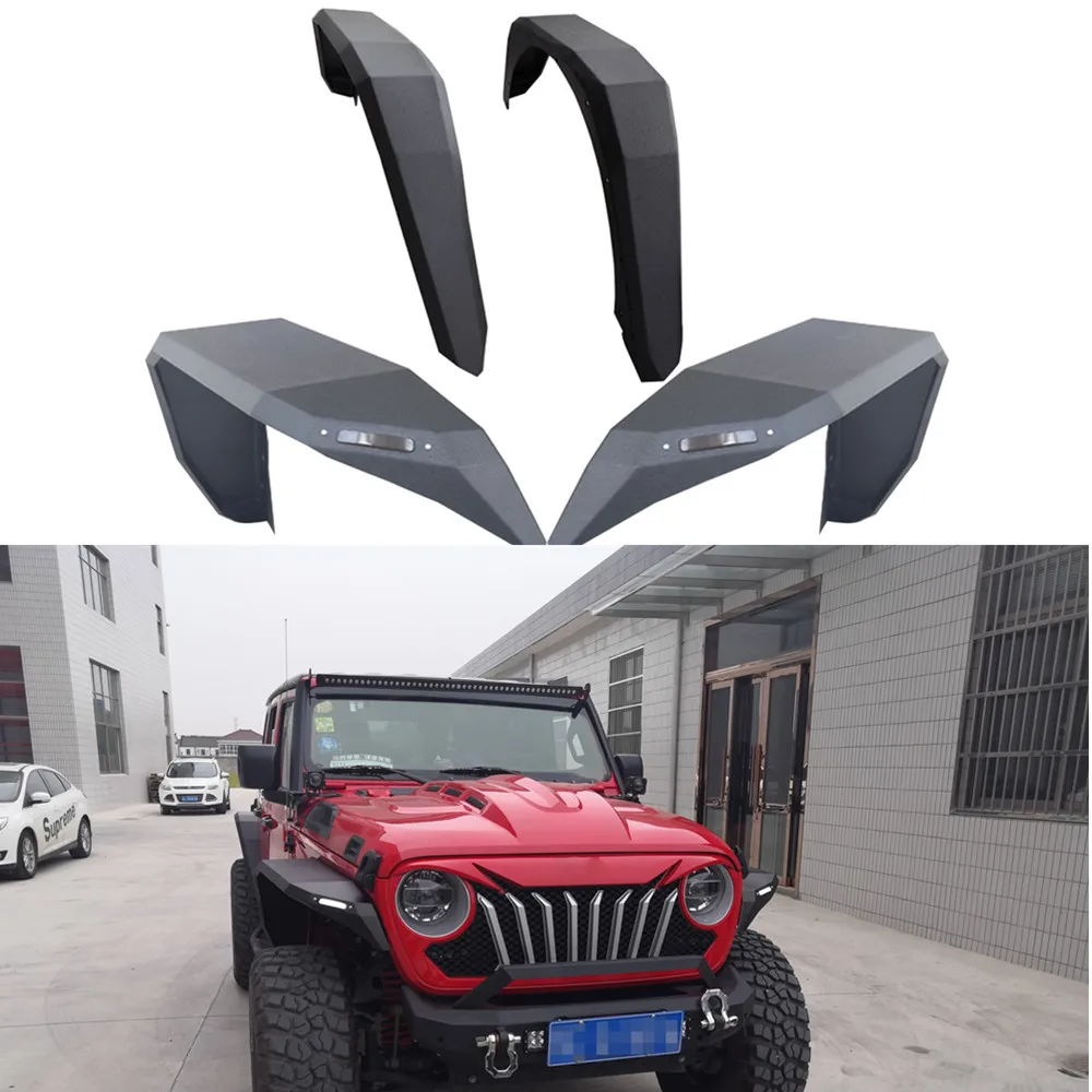 

Aluminum Alloy fender For Jeep JL for wrangler exterior accessories 2018+ JL fender flares Lantsun JL1143custom