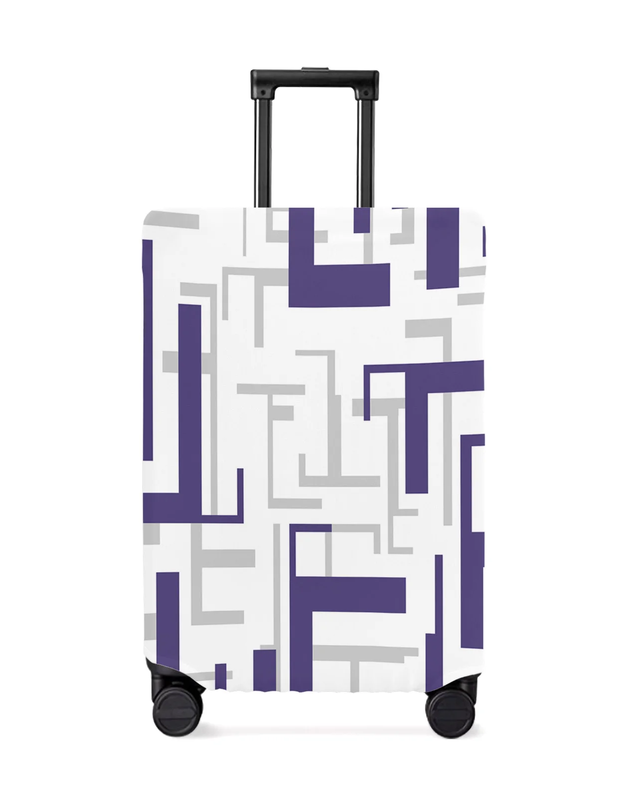 modern-art-geometry-purple-grey-luggage-cover-stretch-suitcase-protector-baggage-dust-cover-for-18-32-inch-travel-suitcase-case