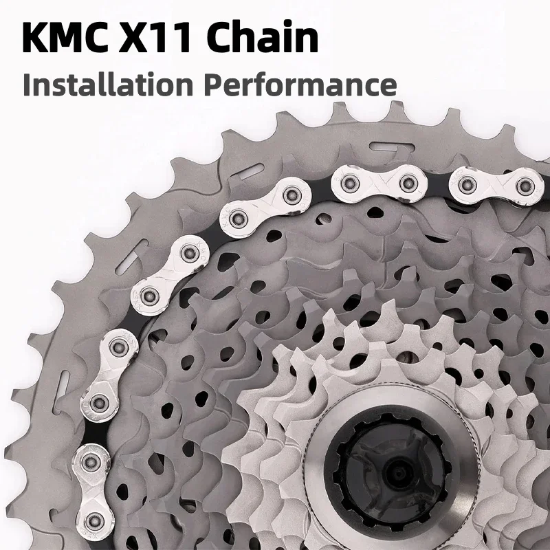 KMC X8 X9 X10 X11 X12 EL SL Road/MTB Bicycle Chain 8v 9v 10v 11v 12v 118L 126L With Quick-Link For SHIMANO SRAM bicycle chain