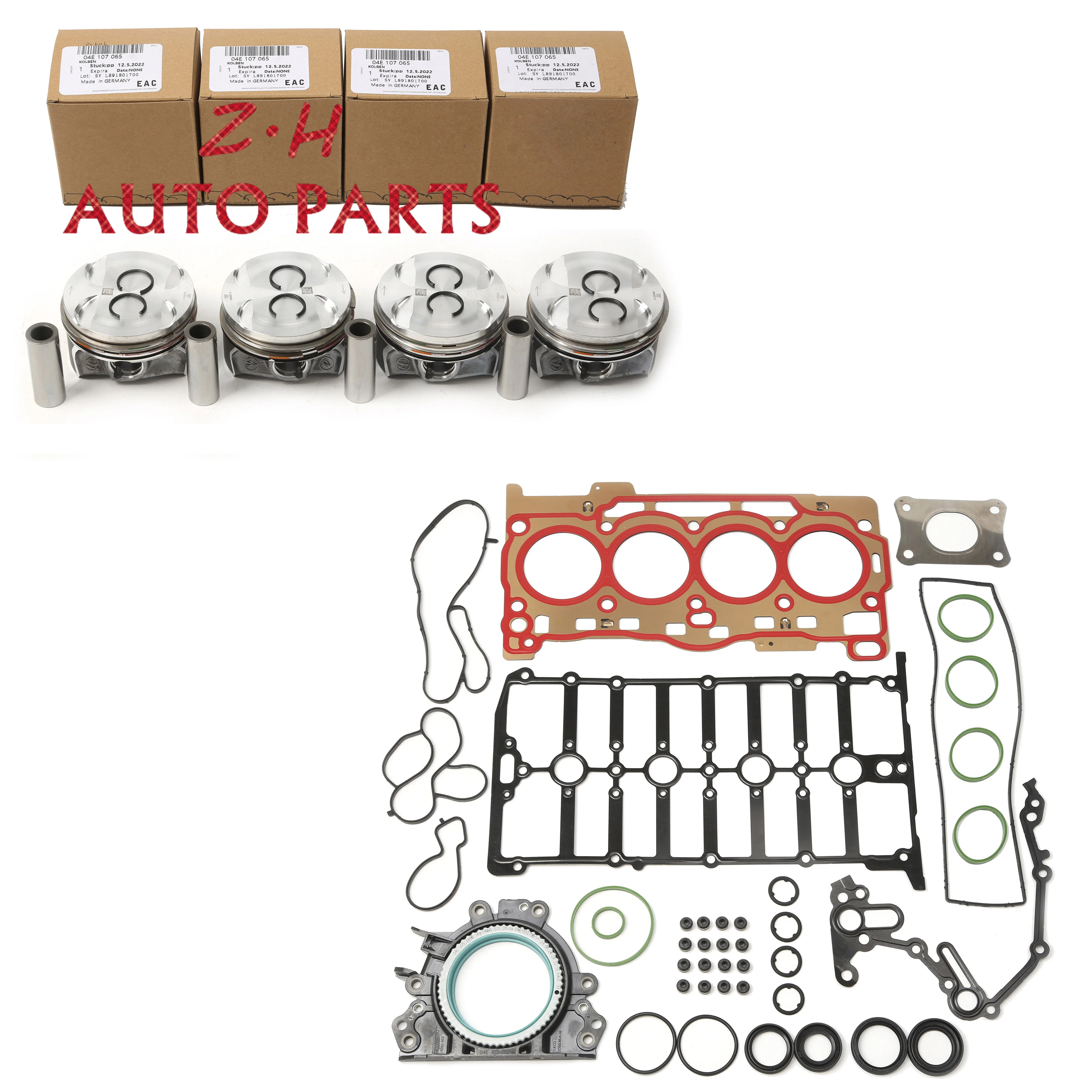 

Car Engine Repair Kit And Piston For VW Beetle 1.2 TSI Touran Audi A3 Sportback Skoda Octavia Seat Toledo 04E103170Q 04E121119C