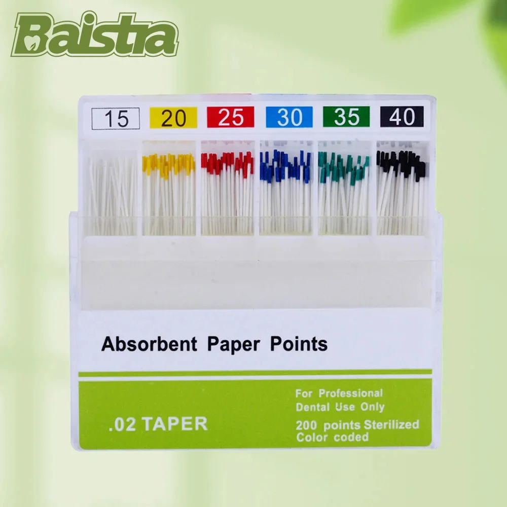 100200PcsDentalAbsorbentPaperPoints040602TaperEndodontic