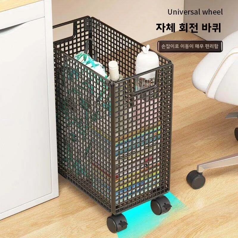 피트니스 요가 매트 보관 튜브, 좁은 스포츠 용품 정리함, 바퀴가 달린 가정용 헬스장 벽걸이형 장난감 및 스포츠 용품 보관함
