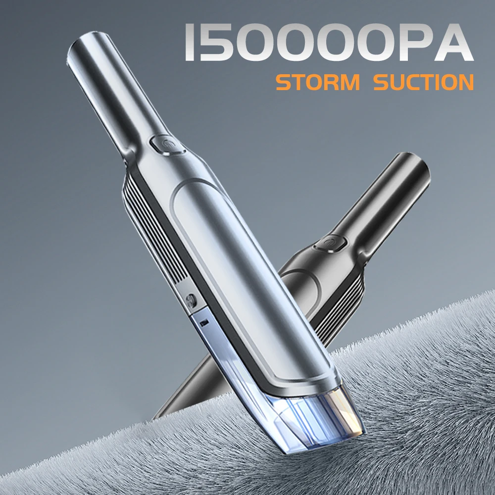 Car Vacuum Cleaner Auto Robot Wireless Strong Suction Handheld Cleaning