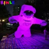 Advertising Giant Inflatable Alien Astronaut Spaceman Characters With LED Lights Flying Space Man For Party Decoration 1