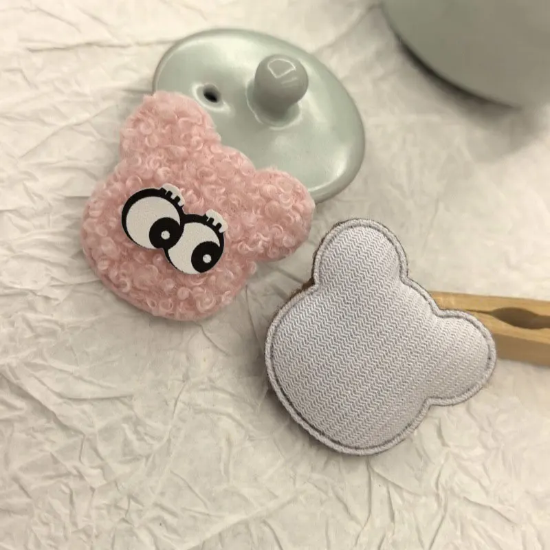 30 stücke Teddybär Plüsch Bär Kopf Für DIY Kleidung Spielzeug Material Kopfschmuck Haarnadel Schuh & Socke Dekoration Patches – Detail 7