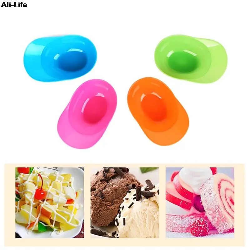 

1PCS Baseball Helmet Snack Ice Cream Bowl Mini Sundae Bowls Mini Dessert Bowl Plastic Ice Cream Supplies for Party Weddings