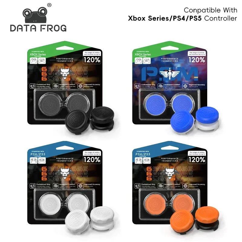 أغطية عصا التحكم DATA FROG High-Rise Galaxy لجهاز PS4 / لجهاز Xbox One، غطاء عصا التحكم التناظرية للألعاب FPS