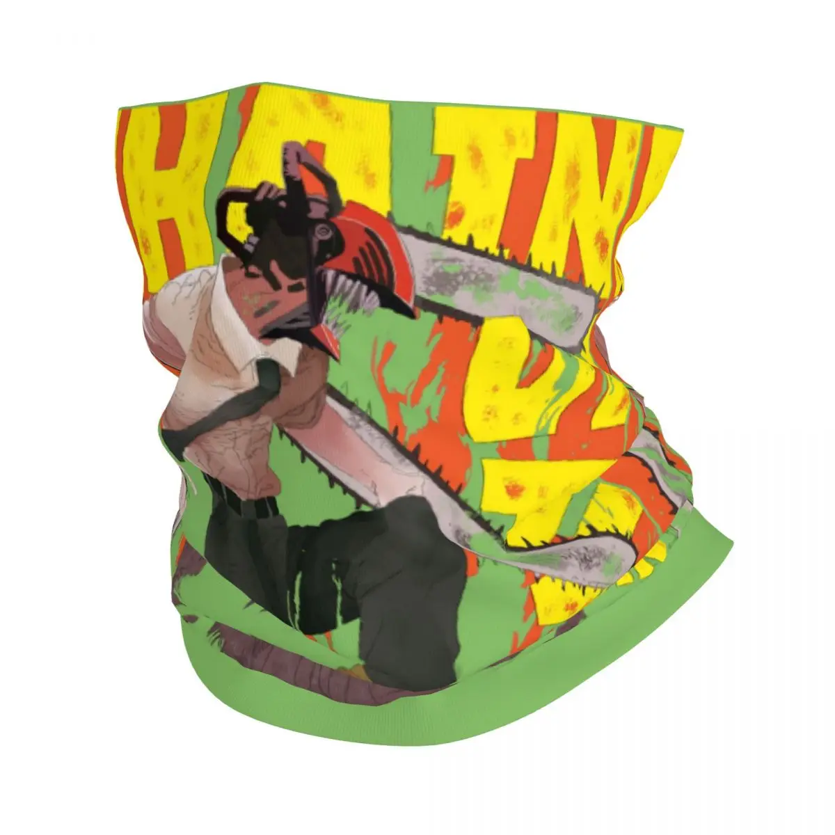 

Бензопила, Мужская бандана Denji, зимний обогреватель шеи, мужской ветрозащитный шарф для лица, лыжный шарф, повязка на голову