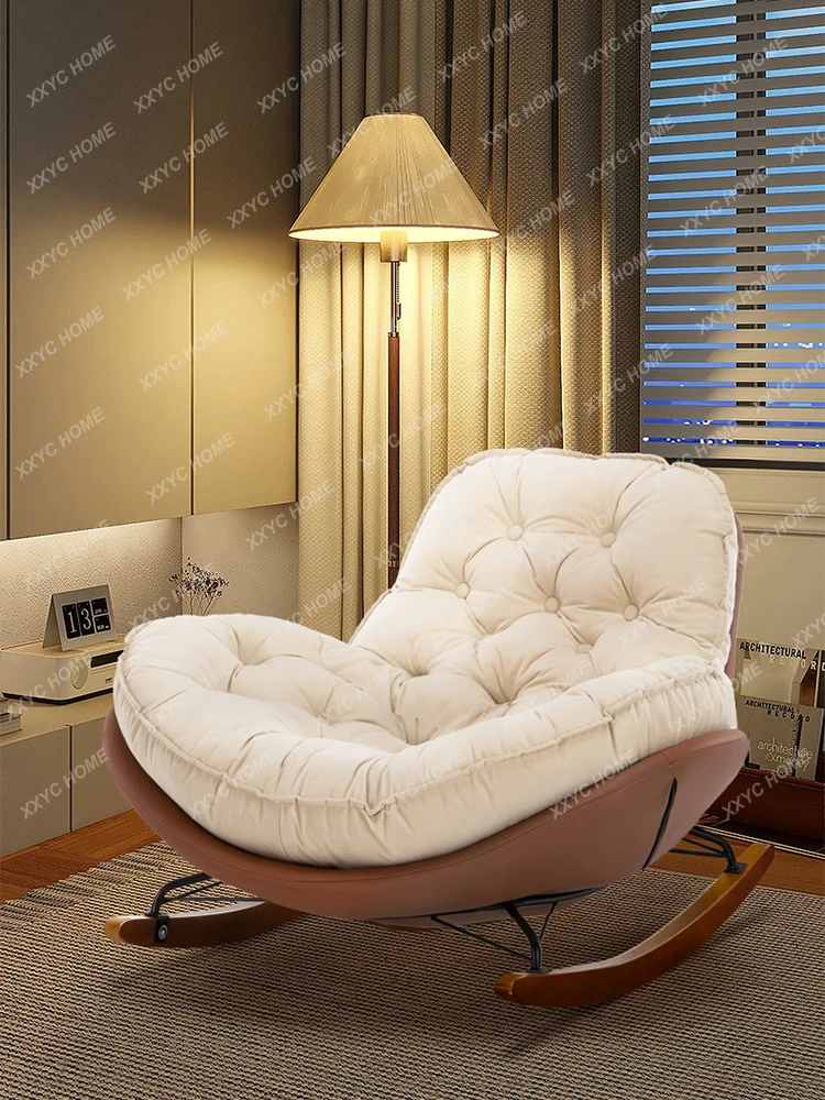 

Snail Rocking Chair Balcony Leisure Chair Living Room Light Luxury Rocking Chair Recliner Adult Home Designer Lazy Sofa