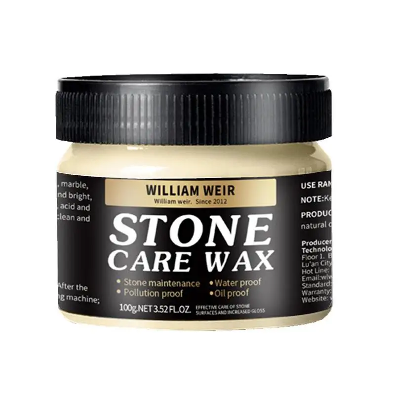 100g Marble Polishing Wax Stone Care Wax for Granite Marble Soapstone Floor Glazing Maintenance marble polishing wax
