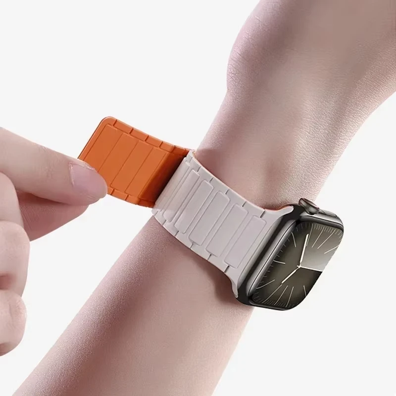 Magnetic Loop Silicone Strap Bracelet