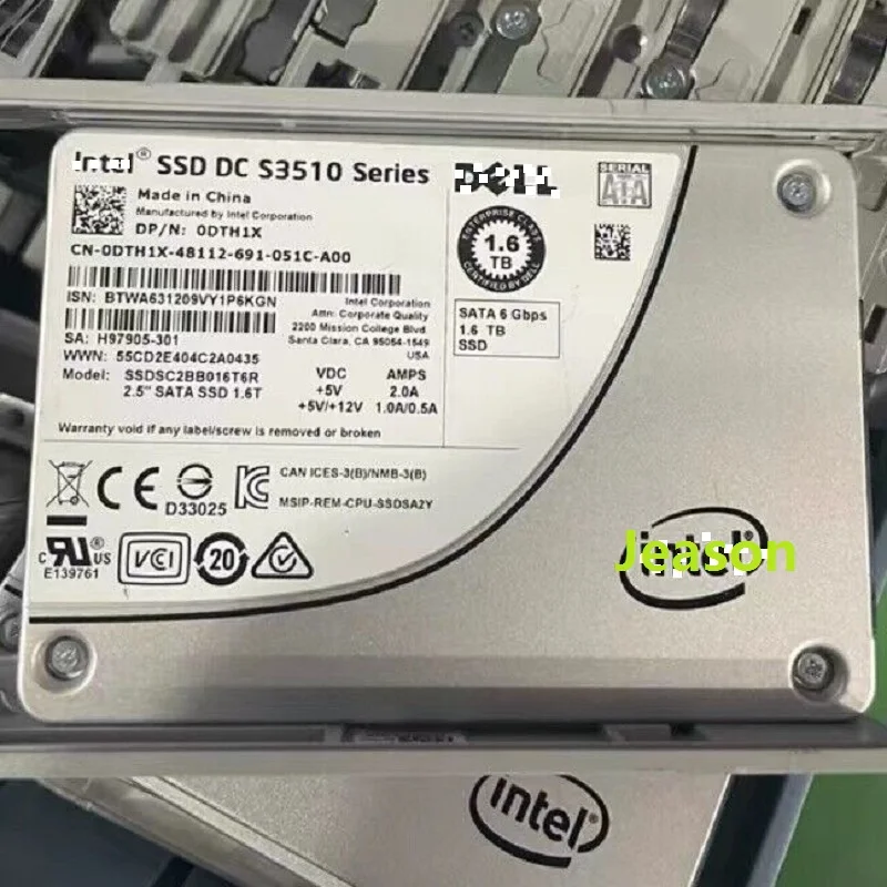 

NEW For Dell Intel SSD DC S3510 1.6TB 6Gbps SATA 2.5'' SSDSC2BB016T6R