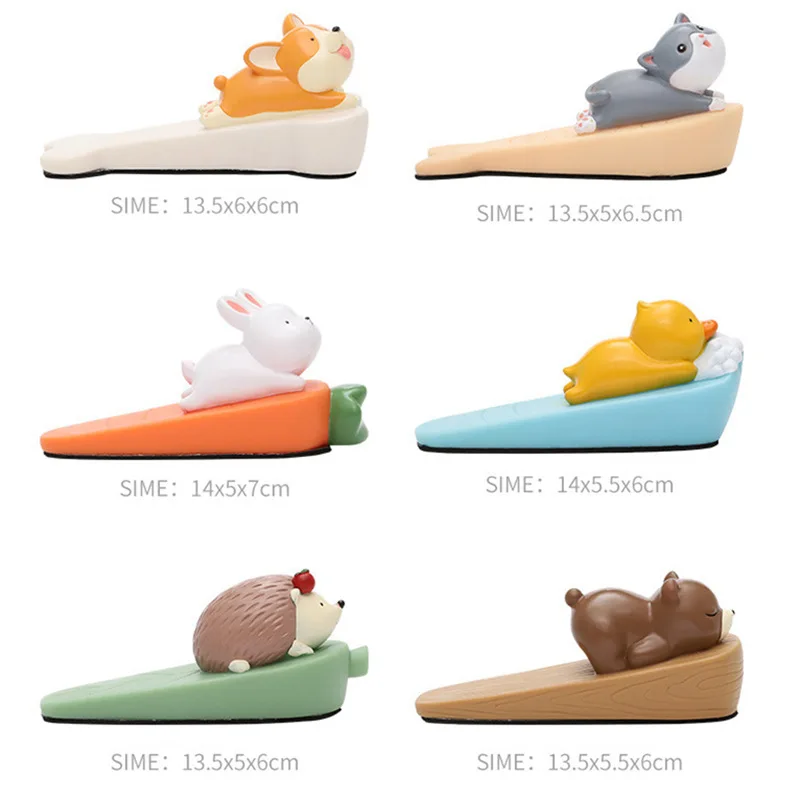Lovely Cartoon Rabbit Duck Soft Vinyl Door Stopper/ Animal Rubber Door Bumper Crash Pad/ Wall Anti-collision Protector Block door stopper silicone door stopper door stopper bumpers silicone rubber bumpers