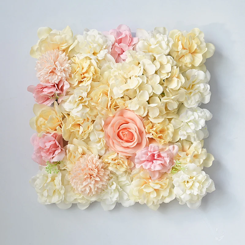 Artificial Silk Flowers Wall Panels