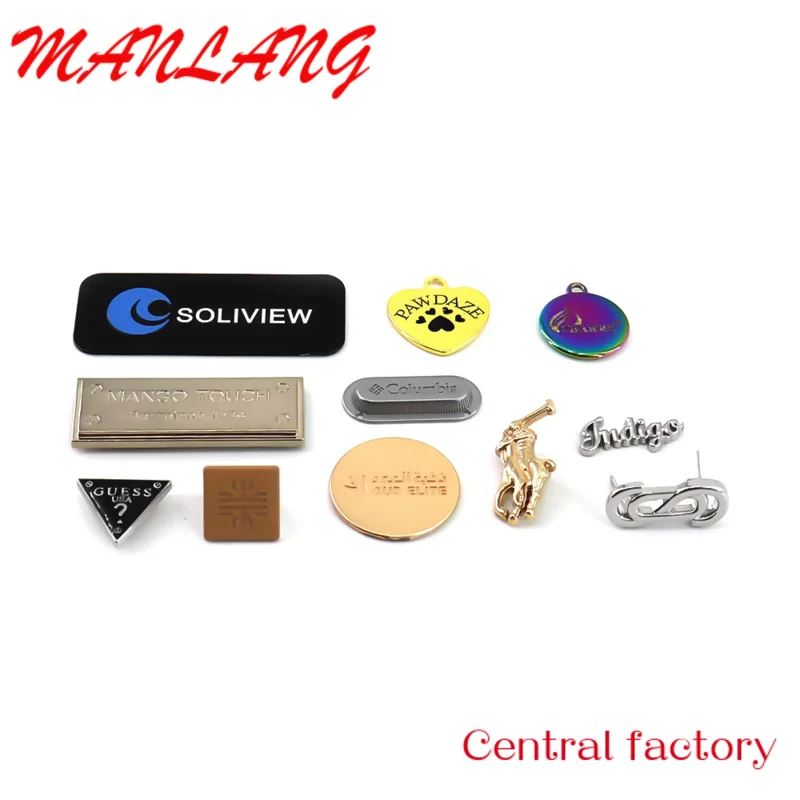 Metal Clothing s Labels Name Sewing Metal Garment Label Plate Tags