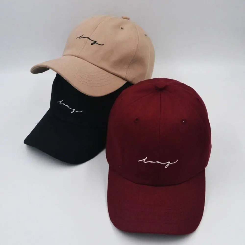 

Adjustable Soft Top Baseball Cap Gifts Sun Hat Wavy Peaked Cap Hip-hop Hat Embroidered Curved Brim Peaked Cap