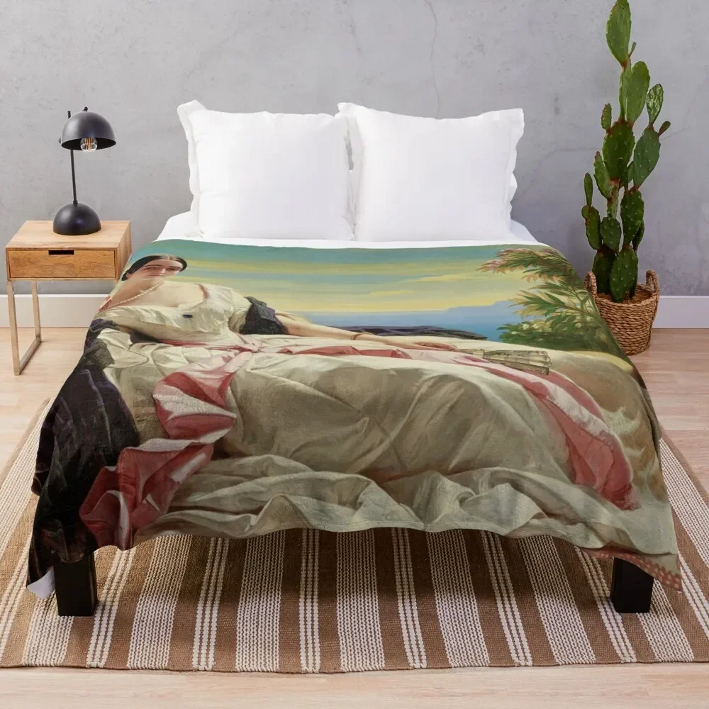 

Leonilla, Princess of Sayn-Wittgenstein-Sayn - Franz Xaver Winterhalter Throw Blanket Extra Large Throw Blankets