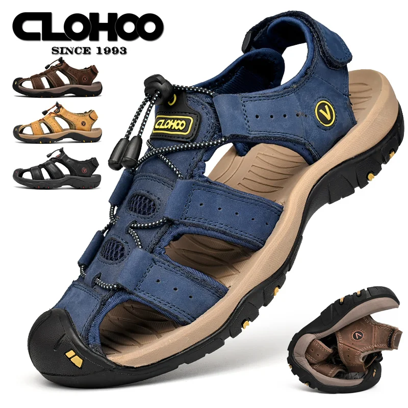 Men’s Casual Leather Sandals 4