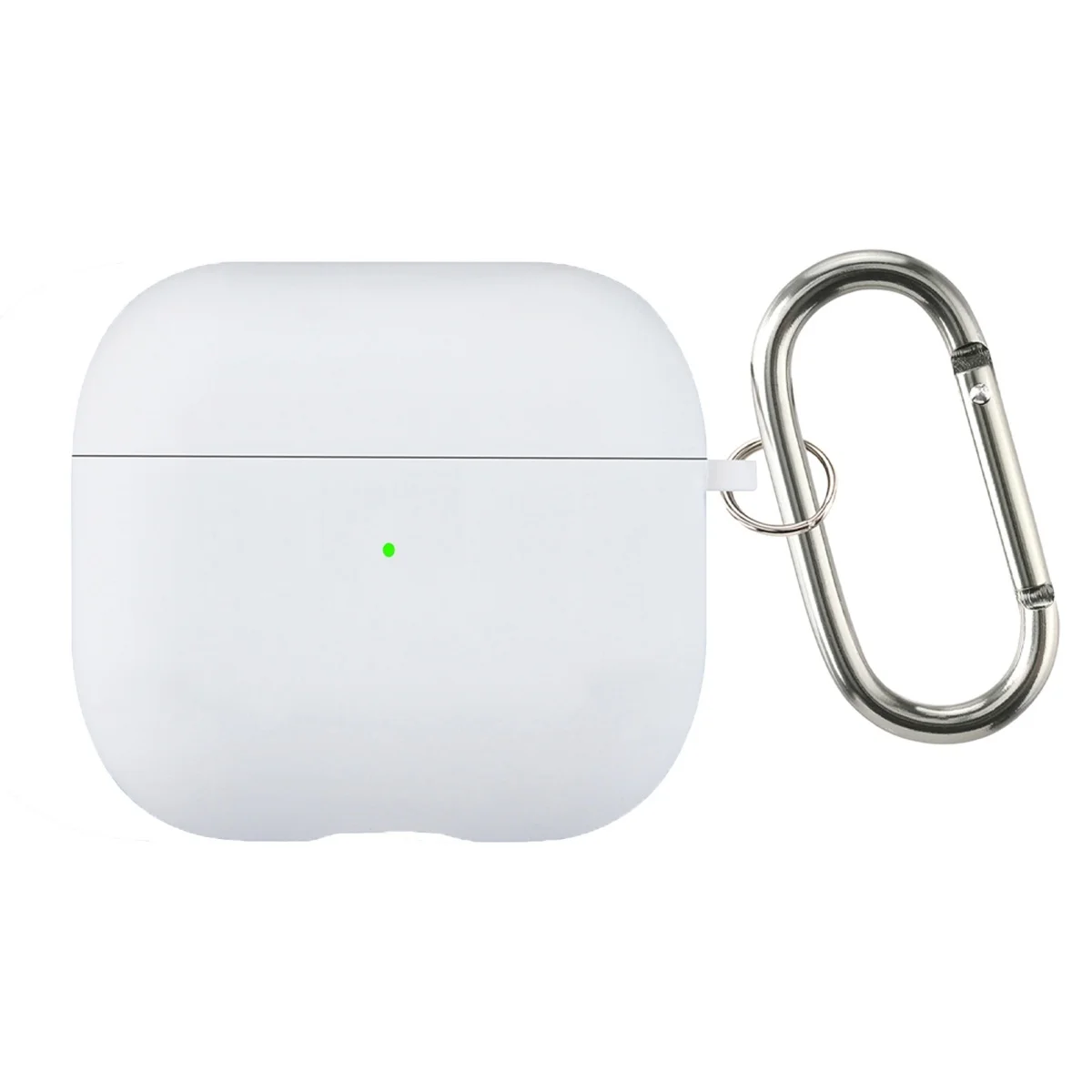 Flocking Silicone Bluetooth Headphone Case with Metal Buckle - Wireless Charging Compatible Cover