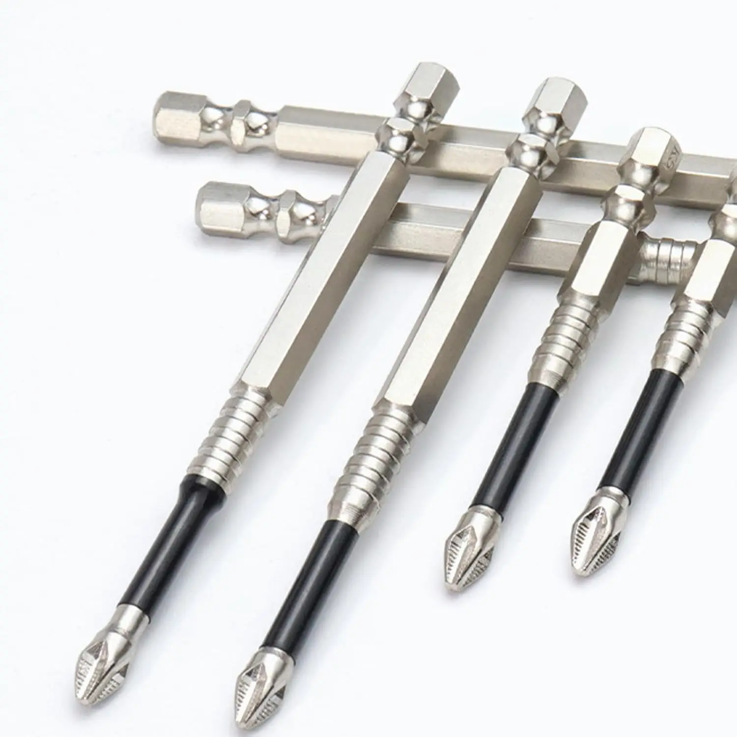 Embout Antidérapant K5, Embout K5 Résistant Aux Chocs Et Antidérapant, Ensemble De Forets De Tournevis Magnétiques 2025, Lot D'embouts De Tournevis à Percussion Ph2, 50, 65, 75, 100, 120, 150 Mm (1