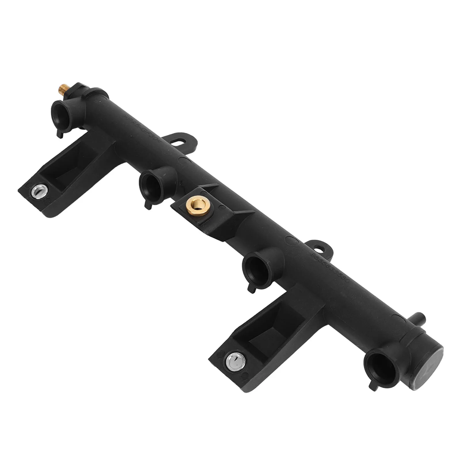 Injection Ramp 198542 Engine Fuel Injector Supply Fuel Rail Injector Rail Replacement for Peugeot 206 207 Injection Line Bar