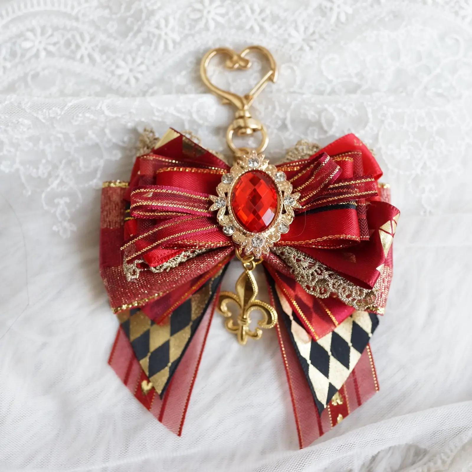 Luxury Ita Bag Accessories: Bow Hangings & Keychain Enhancements