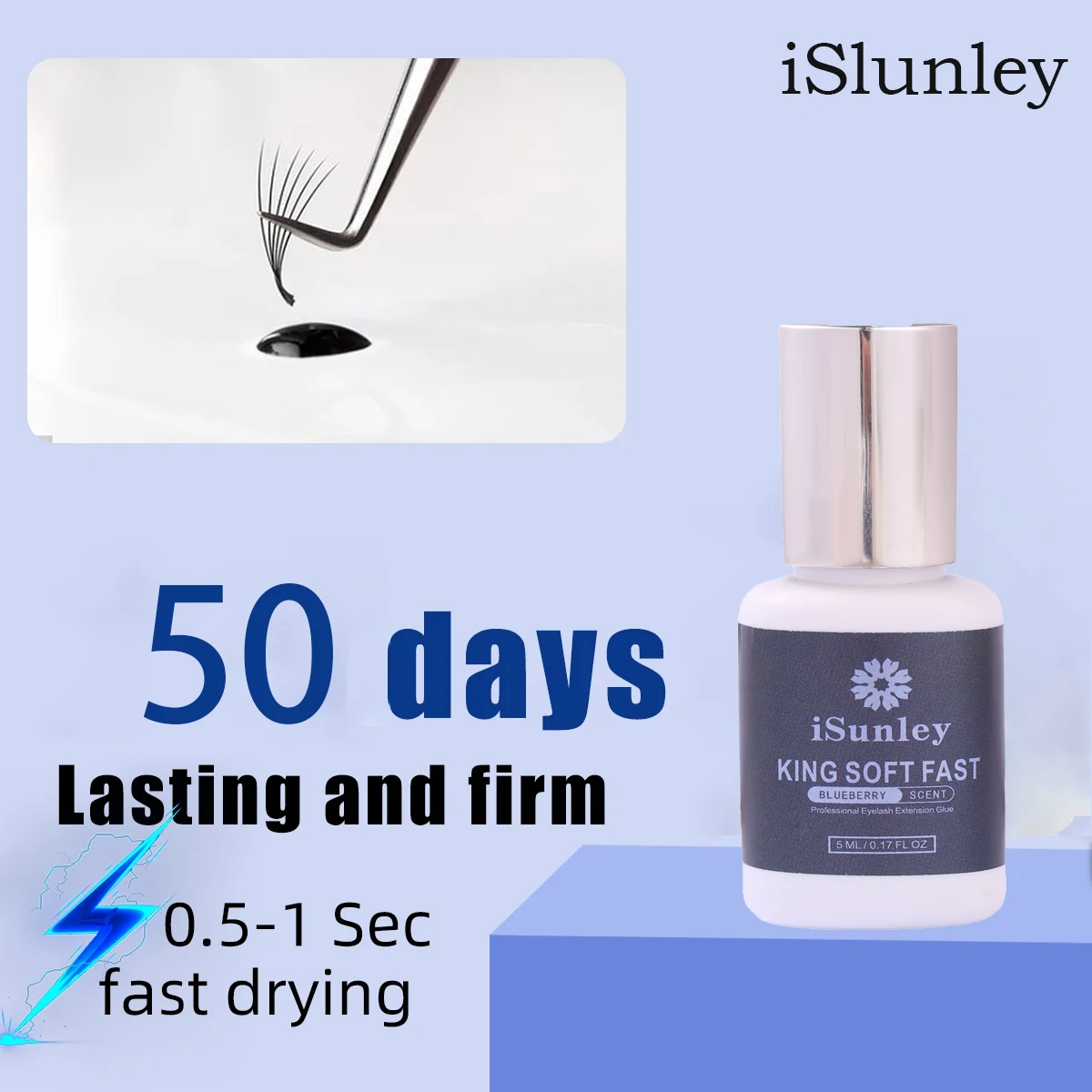 

ISunley новый клей для ресниц 0.5S быстросохнущий клей для наращивания ресниц частного бренда оптом водонепроницаемый профессиональный клей для наращивания ресниц