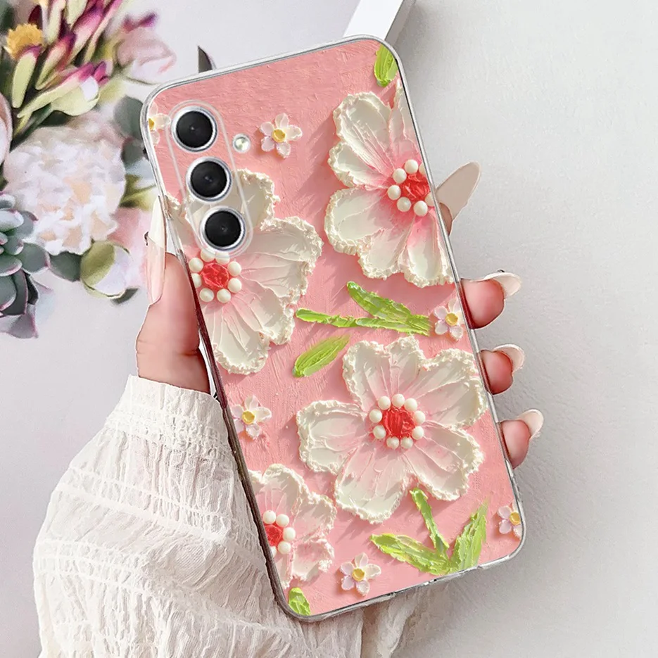 Luxury Painted Soft Slim Phone Case - Elegant Back Cover Coque