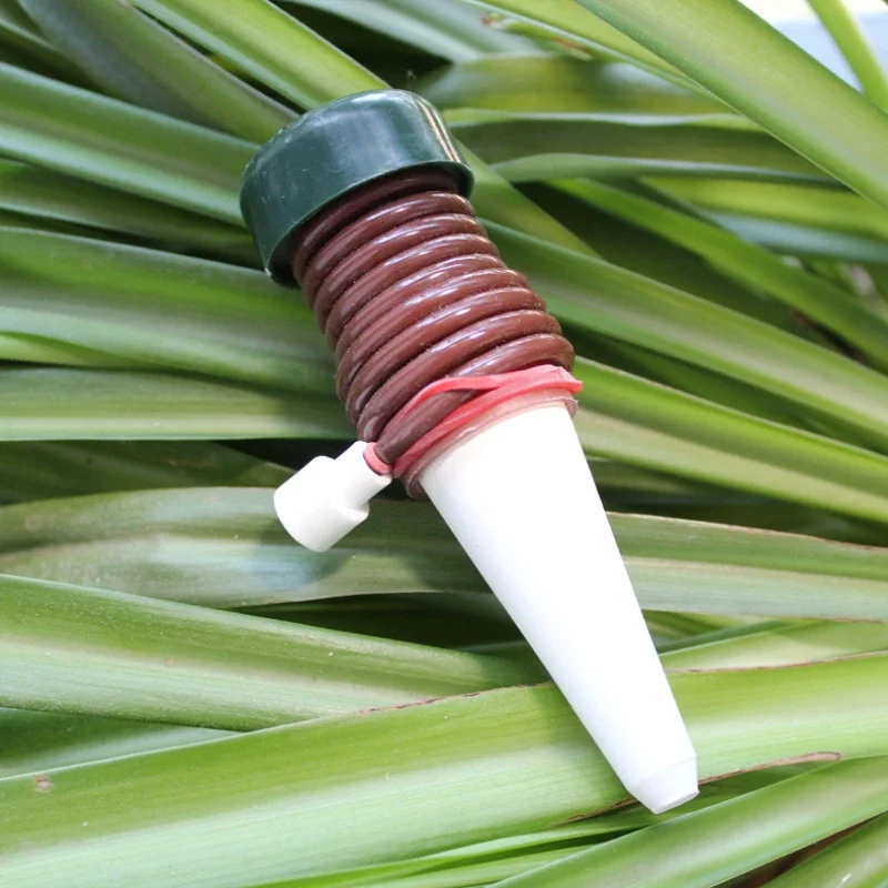 Ceramic Self Watering Spikes Automatic Plant Drip Irrigation Water Stake For Garden Vegetable Garden Drip Watering System 1-4Pcs