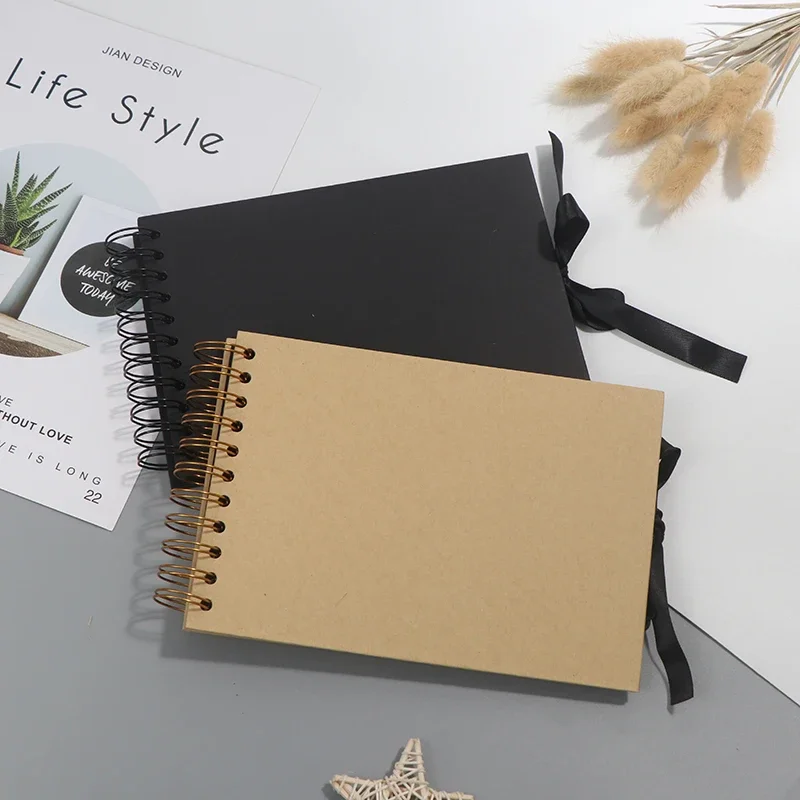 60 Pages Photo Album DIY Kraft Paper Photocard Holder Book Picture