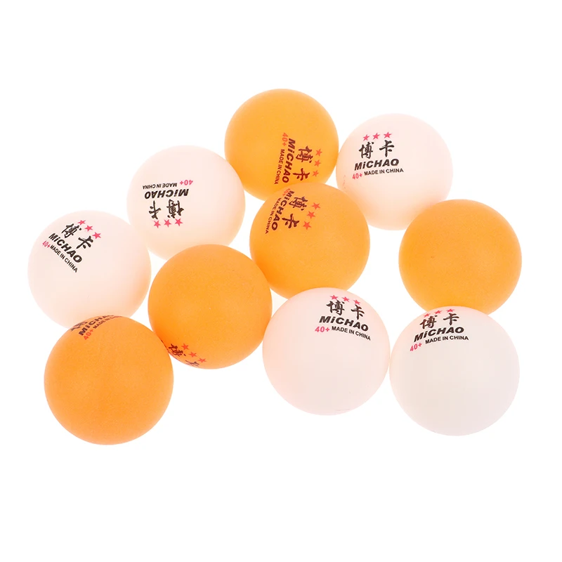 10Pcs 3 Star V40+ Table Tennis Balls New Material ABS Plastic Ping Pong Balls Table Profession Table Tennis Training Balls