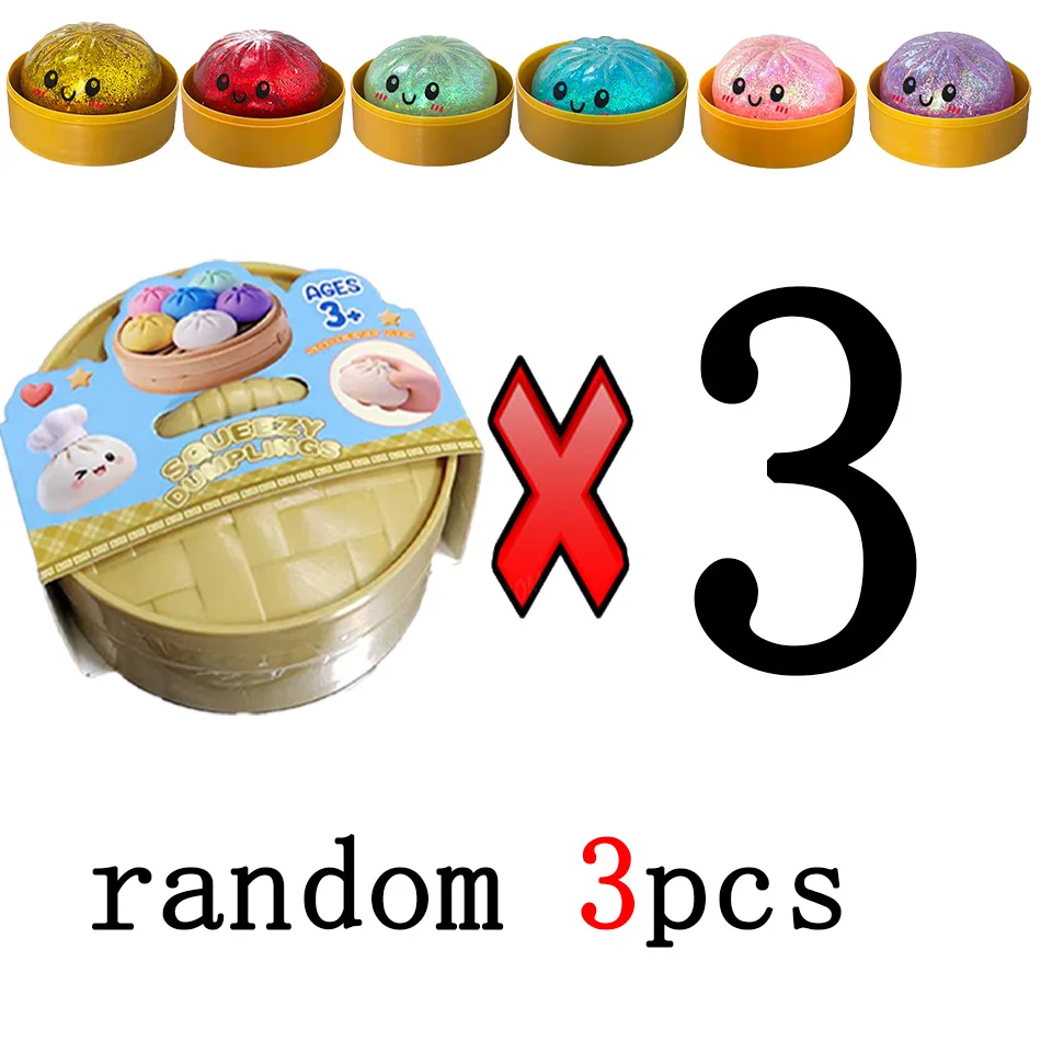 Dumpling Squishy Mysteries: Stress Relief Fidget Toy & Party Gift