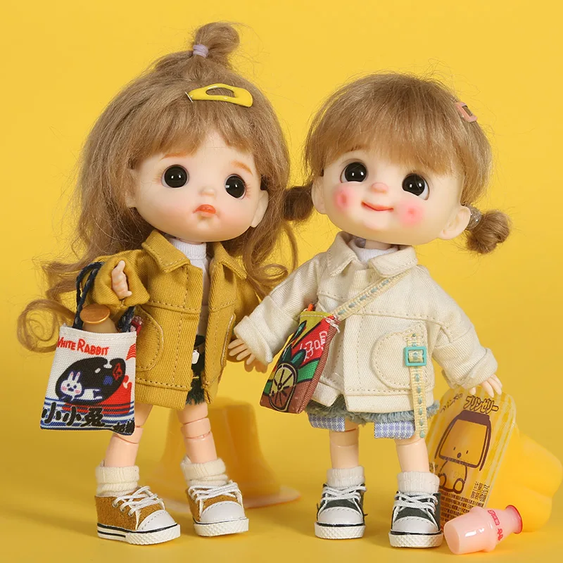 Ob11 Bjd Doll Clothes Casual Pants Doll Jacket Fashion Coat For Ob11,Molly,Obitsu11,Gsc,1/12bjd Doll Clothing Accessories 3